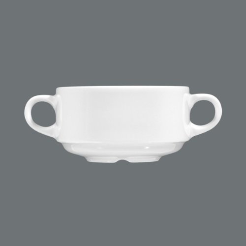 Seltmann 001.162264 Weiden Meran Modern Porzellan Suppentasse, Rund, 00006 Dekor, Weiß, 0.27 L Kapazität, 5.5cm Höhe, 10cm Durchmesser