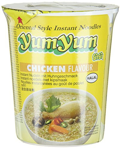 Yum Yum Instant Nudeln Huhn Cup 70g, 18er Pack (18 x 70 g)