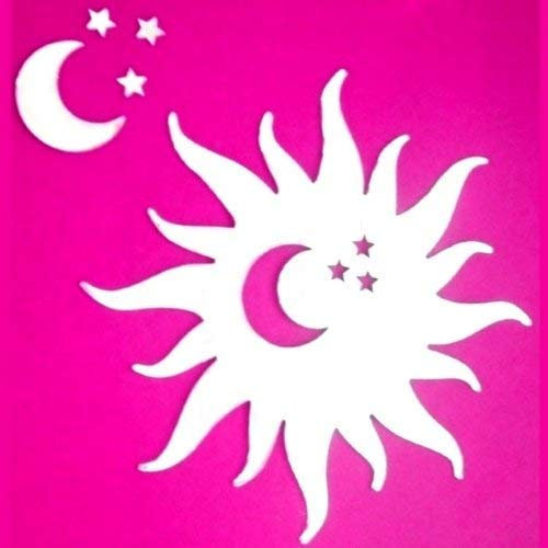 Super Cool Creations Sonne, Mond & Sternen Spiegel – 40 cm x 40 cm
