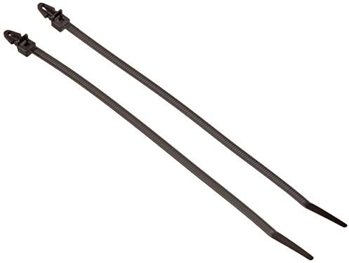 Romix C10151 Cable Tie, Black, 2 Pack