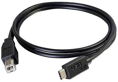 C2G 3M USB C Printer Cable, USB-C to USB-B 2.0 Compatible with printers and scanners from HP, Epson, Brother, Samsung, Cannon and all other USB Type C/B devices, black usb-c