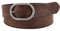 Levi's Damen Circle Buckle Core Gürtel, Braun (Brown), 80 cm (Herstellergröße: 80)