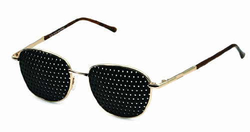 VANLO Metall-Rasterbrille 420-EGG ganzflächiges Raster
