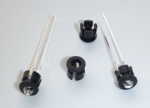 elpohl 100 x LED Einbauclip 3 mm Montage Halterung Fassung Einbaurahmen Montagering