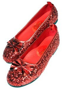 The Wizard of Oz - Ruby Child Slippers Size Small