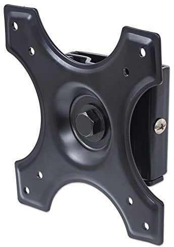 Manhattan TV & Monitor Mount, Wall, Fixed, 1 screen, Screen Sizes: 10-32, Black, VESA 75x75 to 100x100mm, Max 15kg, Lifetime Warranty