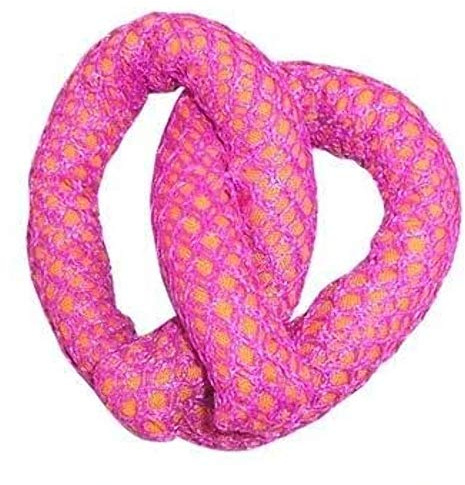 Petstages Catnip Plaque Away Pretzel Toy