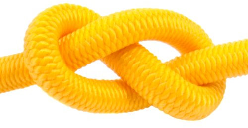 75m corde élastique câble 5mm jaune - plusieurs tailles et couleurs