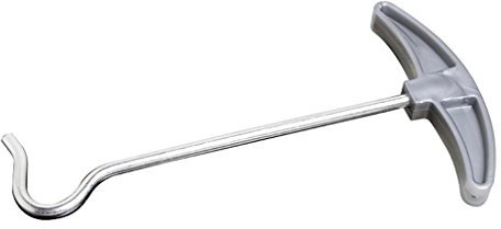 Merriway BH03941 (2 Pcs) Tent Peg Ground Hook Pullers Extractor Remover, 130mm - Pack of 2 Pieces