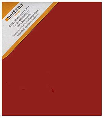 Bellana Kinder Jersey Spannbettlaken 60-70 x 120-140 cm Farbe: Rubin