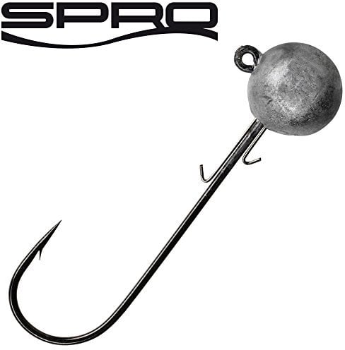 Spro Jighead HD - Meereshaken Jigköpfe für Gummifische, Jighaken für Gummiköder, Bleikopf zum Meeresangeln, Bleiköpfe für Jigs, Größe/Gewicht/Packungsinhalt:Gr. 6/0 / 80g / 3 Stück