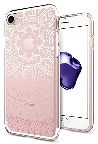 Spigen - 042CS20958 - [Liquid Crystal] iPhone 7 Case Cover, Ultra-Thin and Soft Case iPhone 7 (2016/2017) - Shine Pink
