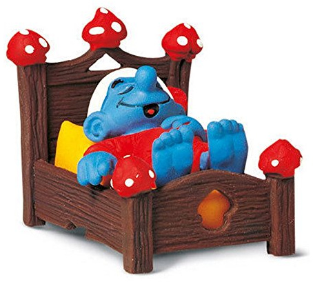Schleich 40240 - Schlumpf im Bett