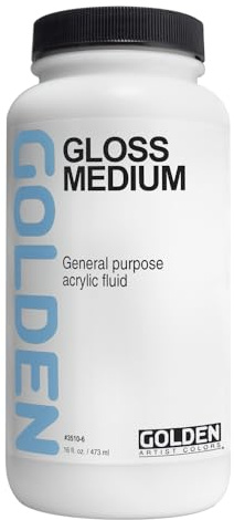 Acrylic Medium Golden Polymer Medium 16 oz