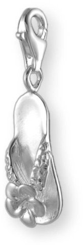 Melina Damen-Charm Anhänger Flip Flop Schuh 925 Sterling Silber 1800264