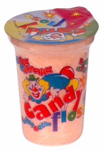 Cotton candy in a cup 12 pieces in a package in each mug is a tattoo image Wata Cukrowa