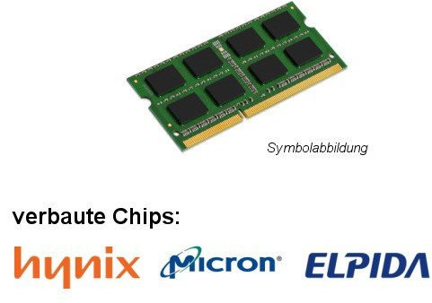 8GB (1x 8GB) DDR3 1600MHz (PC3 12800S) SO Dimm Notebook Laptop Arbeitsspeicher RAM Memory Hynix Micron Elpida