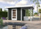 Gartenhaus 28mm weka Designhaus wekaLine 172A Gr.1 anthrazit 399x284cm
