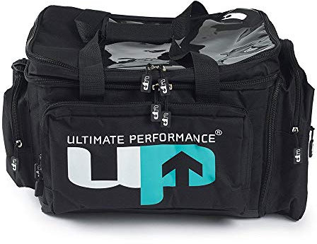 Ultimate Performance Physiotherapie-Medizintasche, Platz für Tapes, Sprays, Pflaster und mehr, Schwarz, 56 cm