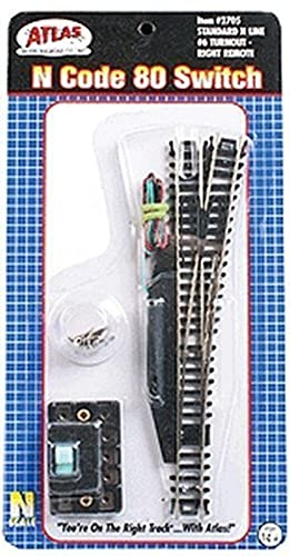 Atlas 2705 Code 80 No.6 Right Hand Remote Turnout