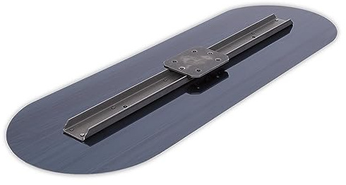 Marshalltown Bodenglätter, Estrichglätter, Gleiter, Patsche aus Blaustahl, abgerundete Enden, Grösse des Glätters: 914x314 mm