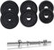 ScSPORTS® Hantelset - 20 kg, Verstellbar, Kurzhantelstange, Hantelscheiben 30/31 mm, Gusseisen - Hantel, Kurzhanteln, Hanteln Set, Kurzhantel, Gewichte, Kurzhantelset, Home Gym