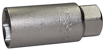 Bahco SBS71-16 Spark Plug Sockets, Silver, 16 mm 3/8-Inch