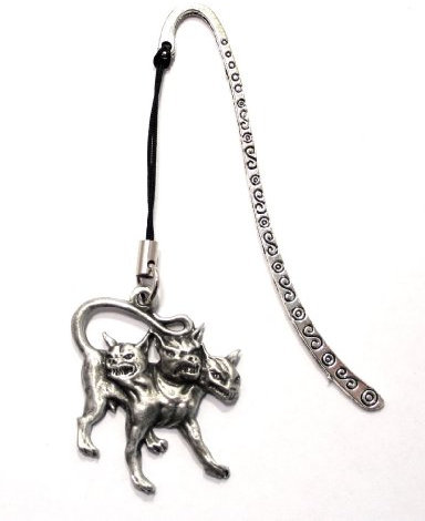 Cerberus griechischen Mythologie Lesezeichen, Englisch Zinn handgefertigt mit Geschenkbox (hin)