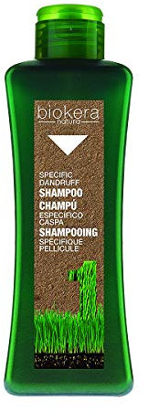 SALERM - Champú Anticaspa - Biokera Natura Champú Específico Caspa - 1000 ml - con Piroctona Olamina y Aceite de Lino - Evita la Descamación del Cuero Cabelludo - Limpia e Hidrata la Piel