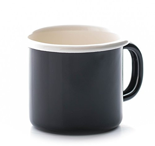 Dexam Vintage Mug, Enamel, Black