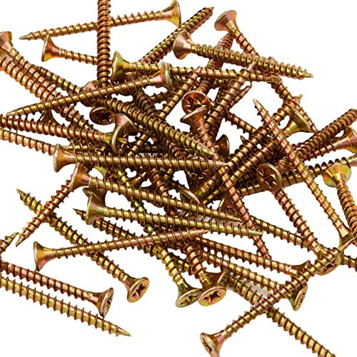 Forgefix MPS3540Y Vite Multiuso Compatibile Pozi CSK ST ZYP 3,5 x 40 mm, Confezione da 200, Multicolore, Set di 200 Pezzi