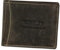 Bag Street Herren Geldbörse Portemonnaie Geldbeutel Rustikal Rindleder Leder 5453, Braun, 12,5 cm x 9,5 cm