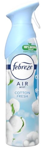 Febreze Air Freshener Aerosol Spray, Cotton Fresh, 300ml