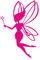 Deco-idea Wandtattoo wandaufkleber KINDERZIMMER Fee Fairy 6 Motive zur Wahl(010 Weiss, Grosse3:ca.28x40cm)