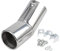 sourcing map 60mm Einlass Chrom gebogene Auto Fahrzeug Auspuff Schalldämpfer Endrohr Spitze