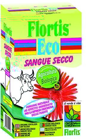 Flortis Engrais Sang Séco 500g Poudre pour Plantes Diverses