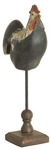 Clayre & Eef 6PR0146 Dekoration Hahn 16 * 8 * 34 cm