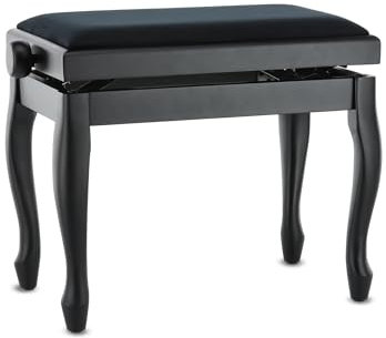 GEWA Pianobank Deluxe Classic schwarz matt