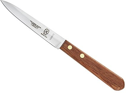 Mercer Culinary Praxis Paring Knife with Rosewood Handle, 3-1/2 Inch, Wood