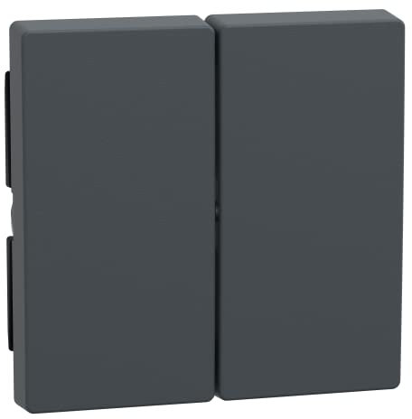 Schneider Electric Merten Wippe für Serien-, Doppelwechselschalter- und Doppeltaster-Einsatz, System M, IP20, anthrazit, Artikelnummer 433514