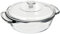 Anchor Hocking Basics Round Casserole with Lid, 1.5 Litre Tempered Glass