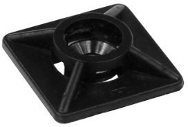 Kabelbinder Bodenbefestigung schwarz