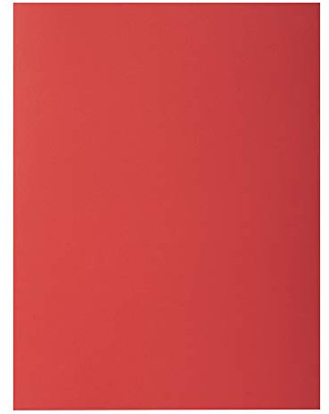 Exacompta - Réf. 807012E - Paquet de 30 sous-chemises ROCK''S 80 g/m2 aux couleurs vives - sous chemises certifiées PEFC™ - dimensions 22 x 31 cm pour format A4 - couleur rouge