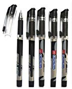 Set of 5 Cello Butterflow Black Ball Pen-Original Brand New-India by Cello