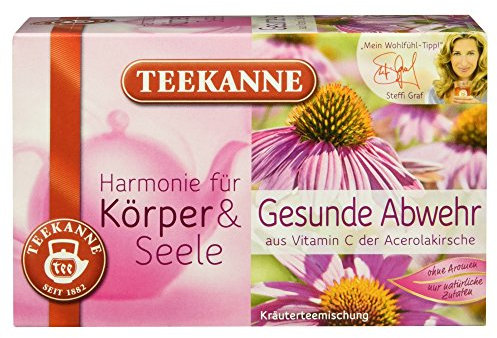 Teekanne Gesunde Abwehr Kräuterteemischung 20 Beutel, 40 g Packung