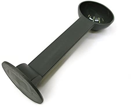 De'Longhi Kaffeelöffel und Tamper, 30 ml, Schwarz, Metall, 1 Stück