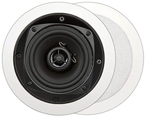Artsound MDC401 - Pair of 60W Passive 2-Way Installation Ceiling Speakers in White