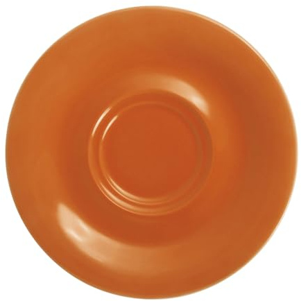 KAHLA Pronto Colore Untertasse 16 cm sunset orange|oranger Unterteller aus Porzellan