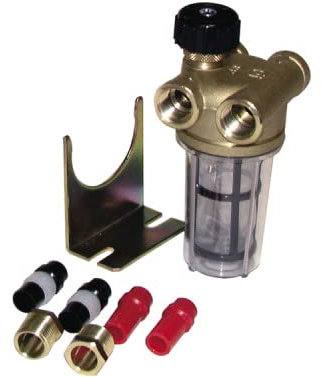 Filtro gasolio - Due condotti con valvola d'arresto FF3/8 setaccio inox - WATTS INDUSTRIES : 22L0133100