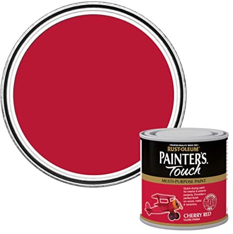 Rust-Oleum AMZ0003 250ml Painter's Touch Toy-Safe Paint - Cherry Red Gloss